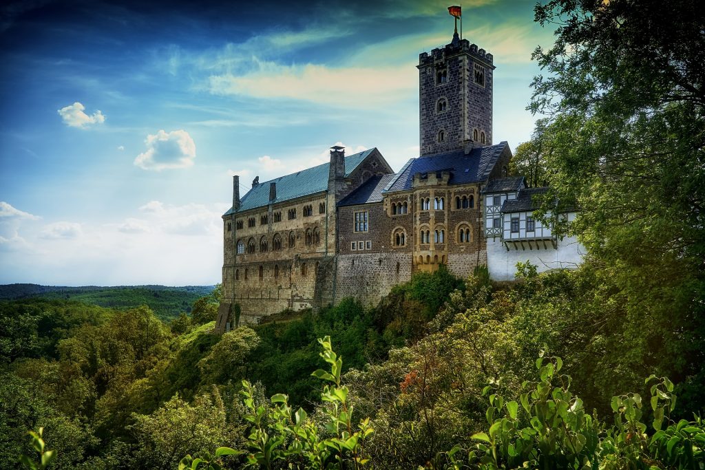the wartburg a panorama of the castle and its suroundings